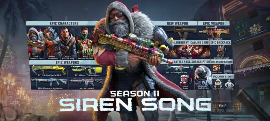 CoD Mobile Season 11 items (Image via Activision Publishing, Inc.)