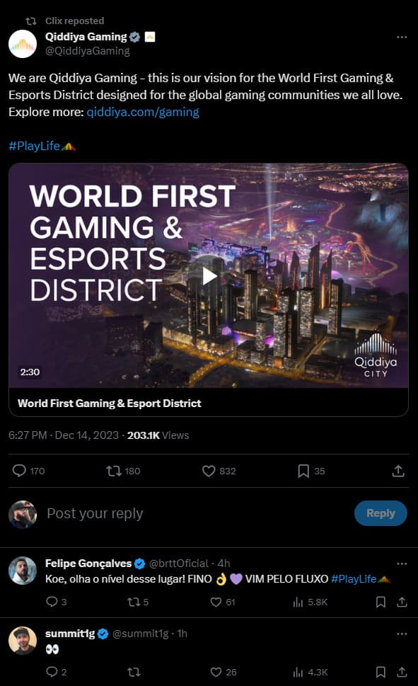 Summit1g and brtt's comments (Image via X)