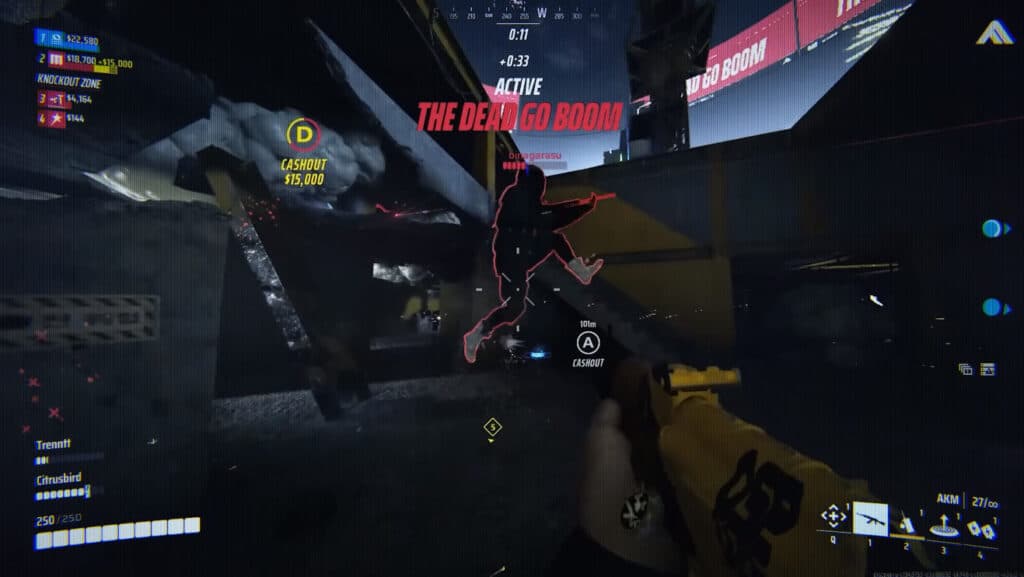 Players can unlock rewards by playing the game and gaining XP (Image via The Finals on YouTube)