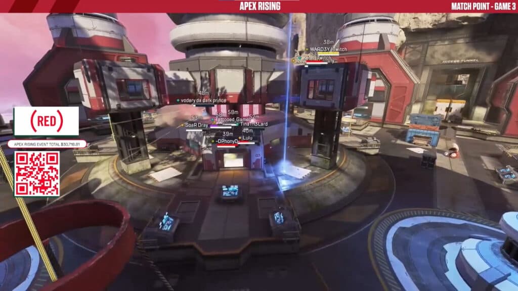 A final zone in the Apex Rising Charity Pro Am (Image via joinRED on Twitch)