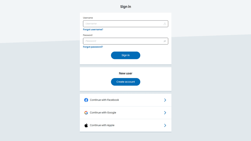 Sign in to your LEGO account (Image via LEGO)