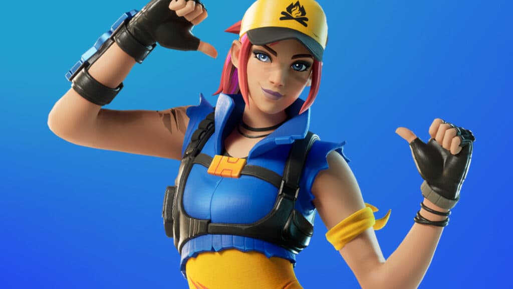 Free Explorer Emilie outfit in Fortnite (Image via Epic Games)