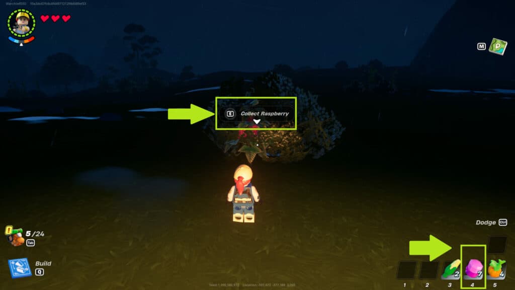 How to regain health in LEGO Fortnite (Image via esports.gg/Epic Games)