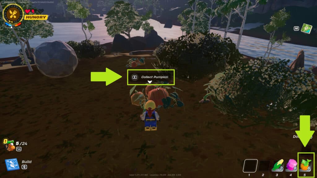 How to find food in LEGO Fortnite (Image via esports.gg/Epic Games)