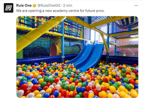 Rule One's reaction (Image via X)