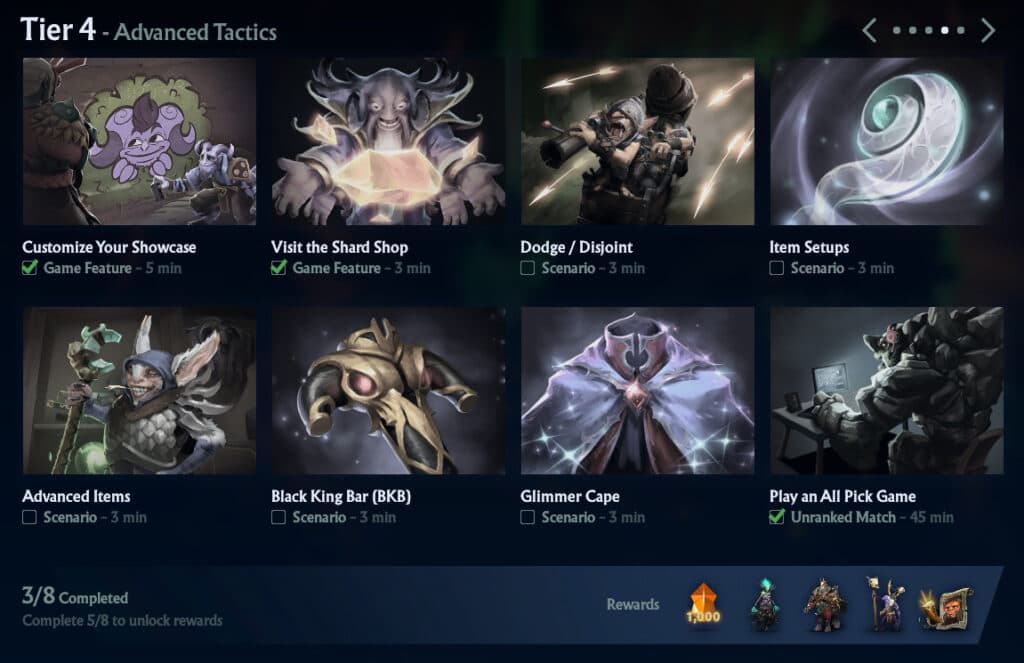 Dota 2 tutorial grants free skins (Image via Valve)