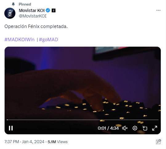 Announcement screenshot (Image via X)