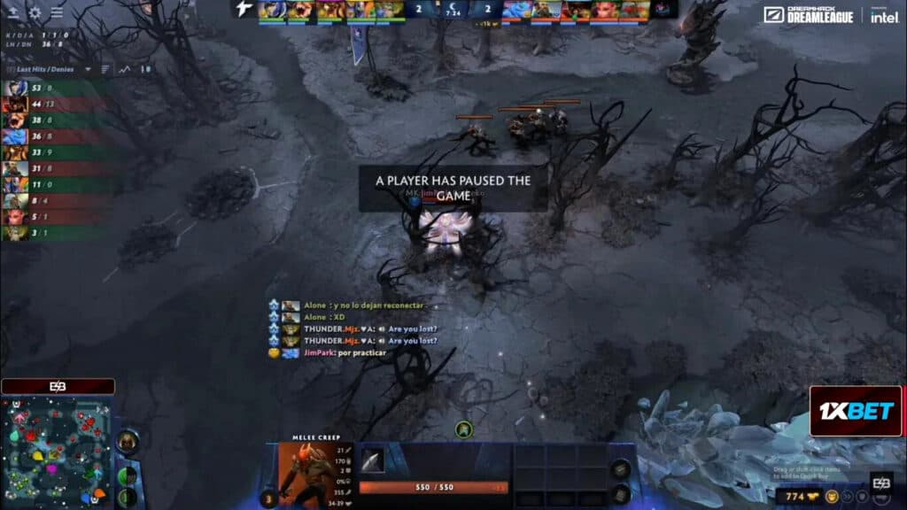 (Image via <a href="https://www.reddit.com/r/DotA2/comments/198h4fd/stinger_sa_madkings_player_just_got_banned_during/">Reddit</a>)