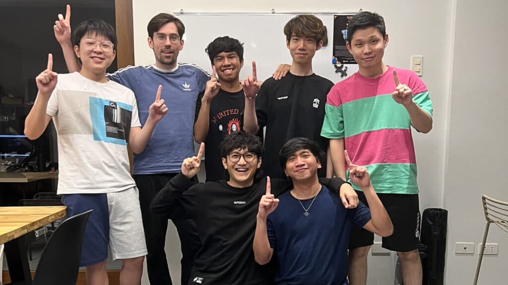 Talon Esports qualified for ESL One Birmingham.<br>(Image via <a href="https://twitter.com/brameasy/status/1751564857693106236/photo/1">Brando Oloan</a>)