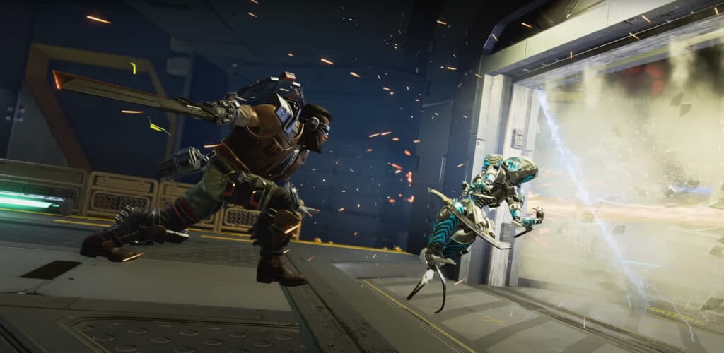 Newcastle wielding the Buster Sword (image via Apex Legends on YouTube)