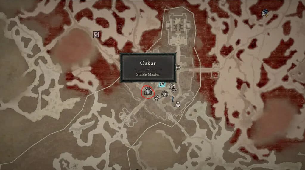 The first stables you'll come across. Credit: Blizzard