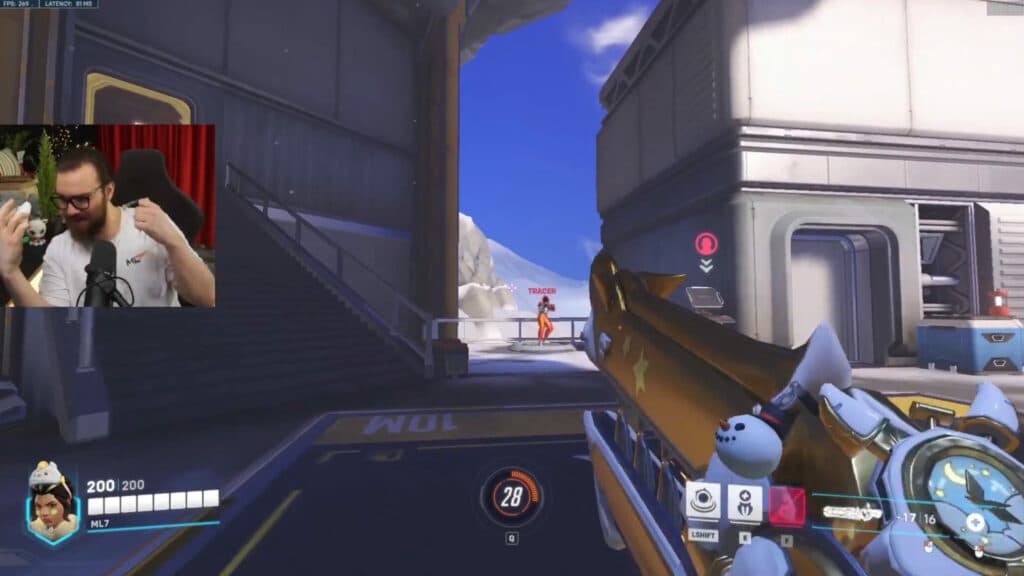 Illari with negative and infinite ammunition (Image via mL7)