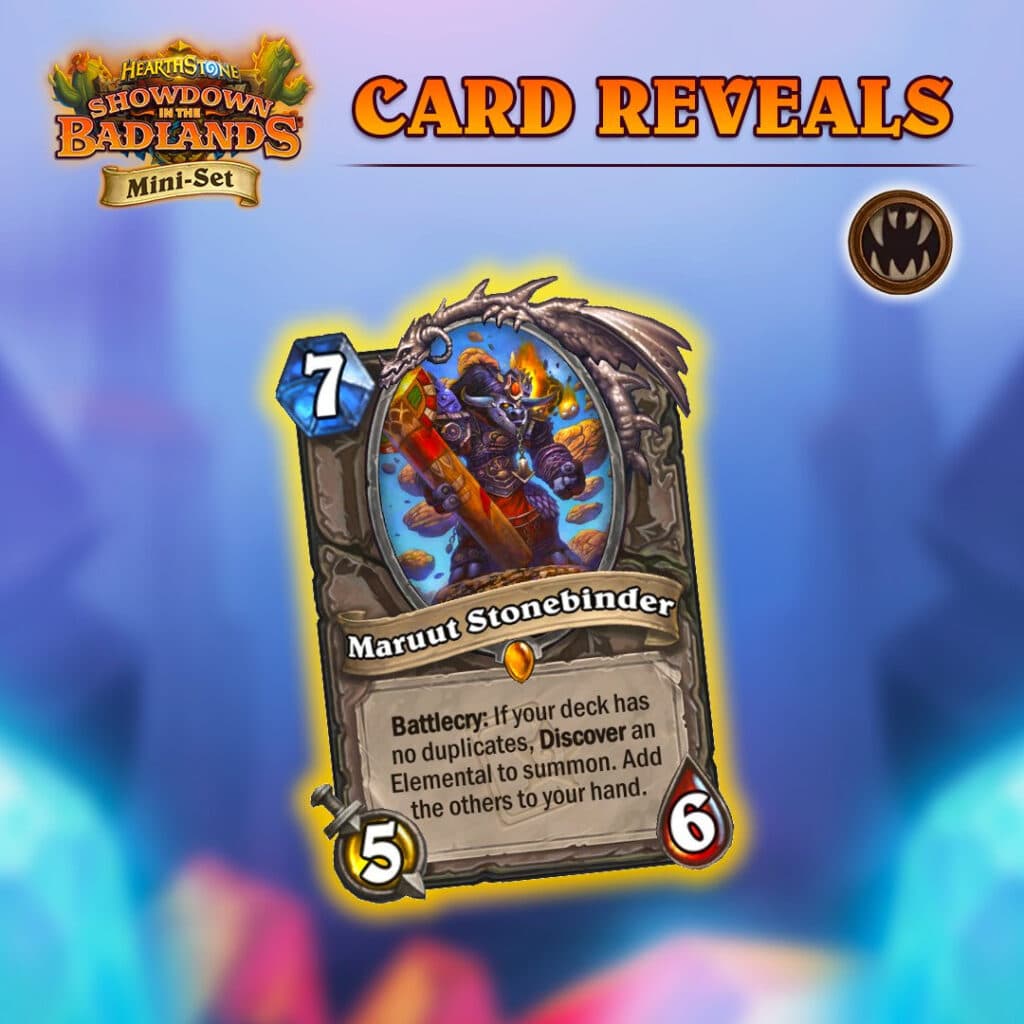 Maruut Stonebinder in Hearthstone (Image via Blizzard Entertainment)