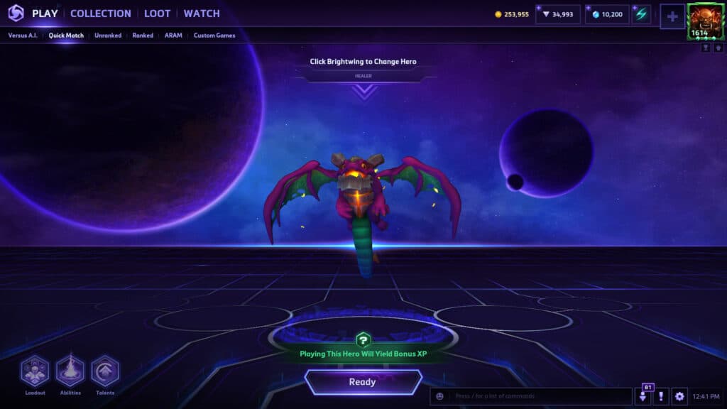 Brightwing screenshot (Image via Blizzard Entertainment)