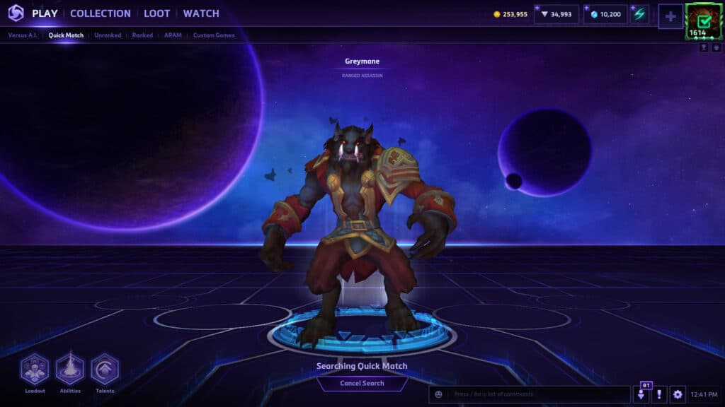 Greymane screenshot (Image via Blizzard Entertainment)