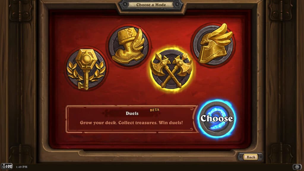 Hearthstone Duels game mode (Image via Blizzard Entertainment)