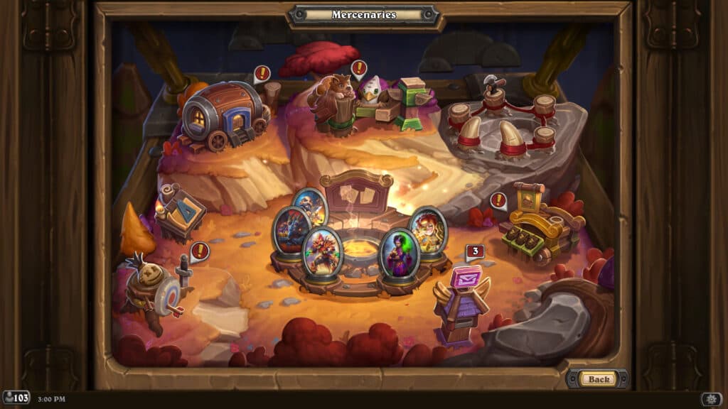 Hearthstone Mercenaries screenshot (Image via Blizzard Entertainment)