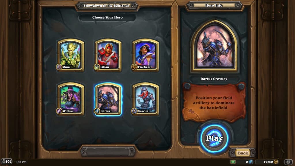 Hearthstone Duels mode screenshot (Image via Blizzard Entertainment)
