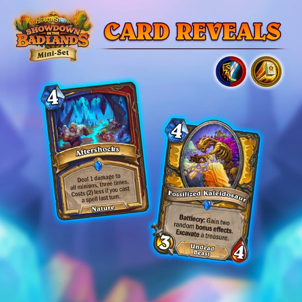 Aftershocks and Fossilized Kaleidosaur (Image via Blizzard Entertainment)