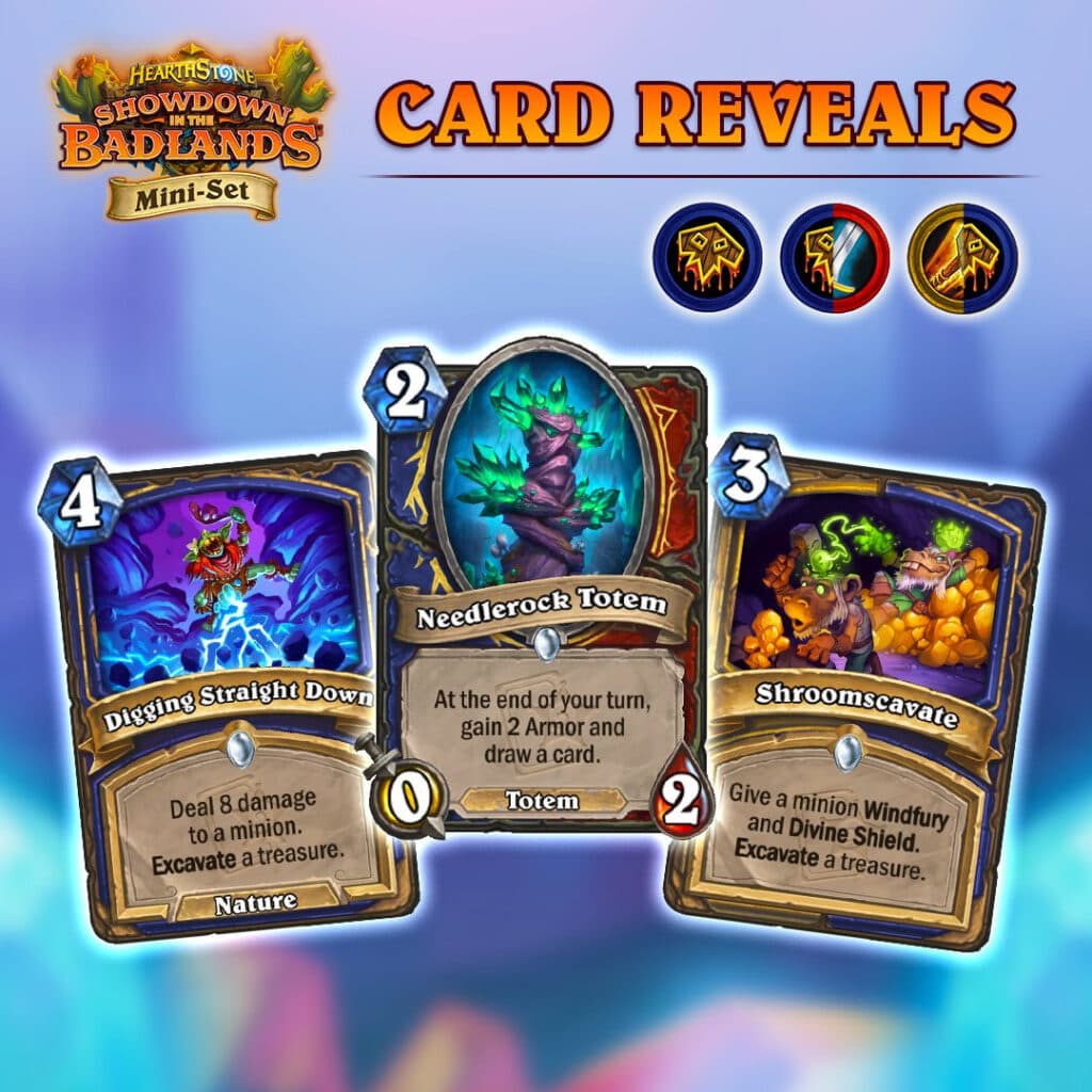 Digging Straight Down, Needlerock Totem, and Shroomscavate (Image via Blizzard Entertainment)