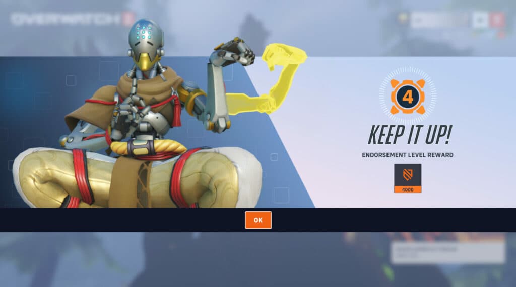 Gain bonus Overwatch 2 Battle Pass XP through endorsements (Image via Blizzard Entertainment)