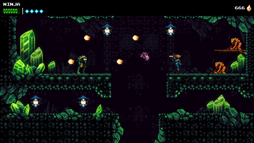 The platforming Metroidvania features lots of old-school charm (Image via Sabotage Studios)