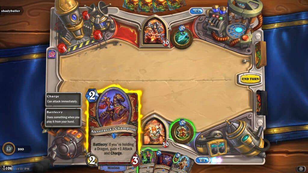 Leveraging card synergies (Image via Blizzard Entertainment)