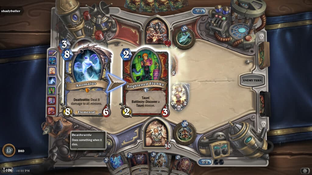 Hearthstone Shake, Deathrattle and Roll Tavern Brawl (Image via Blizzard Entertainment)
