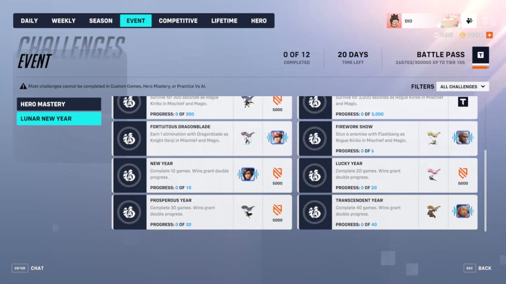 More Overwatch 2 Year of the Dragon rewards (Image via Blizzard Entertainment)