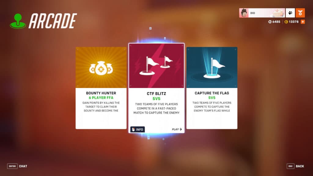 Arcade game modes for Overwatch 2 Year of the Dragon (Image via Blizzard Entertainment)