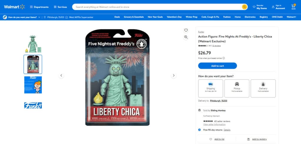 Thank you, Capitalism, for this gift (Image via walmart.com)