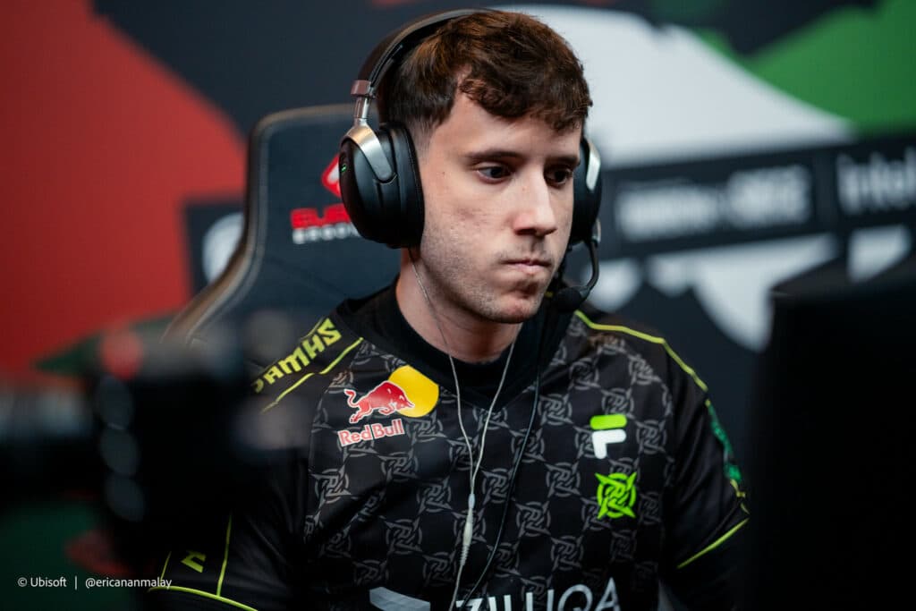 One of the faces of victory at the Six Invitational 2021, Psycho will not step on stage at "home" (Image via Ubisoft/ @ericananmalay)