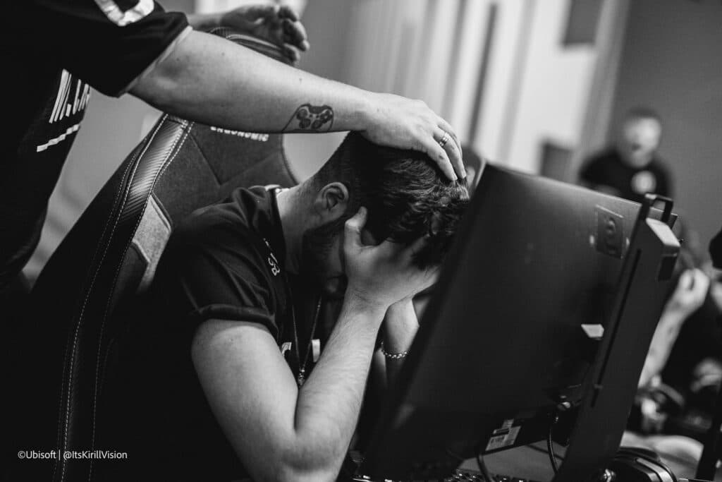 L0bin was not happy with the elimination (Image via @Ubisoft/@ItsKirillVision)