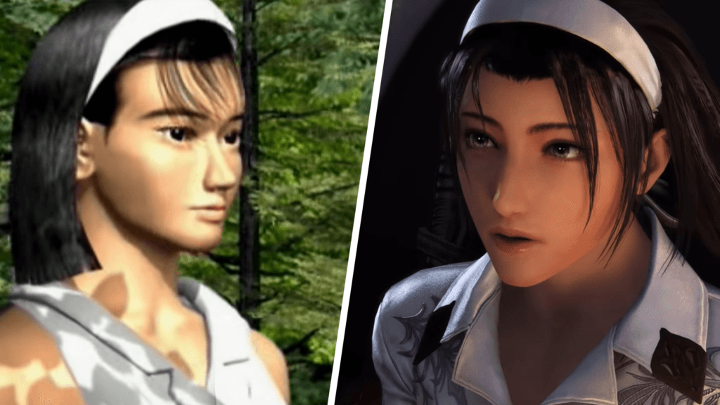 Jun in Tekken 2 (1995) versus Tekken 8 (2024)
