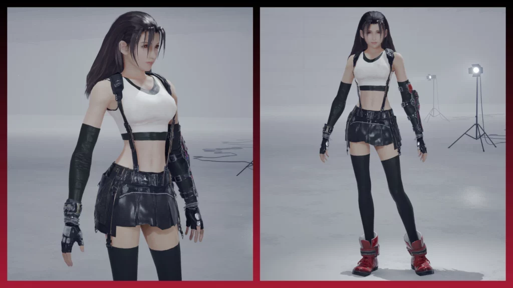 Turn Jun Kazama into Tifa Lockhart with this mod by Misberave (Image via NexusMods)