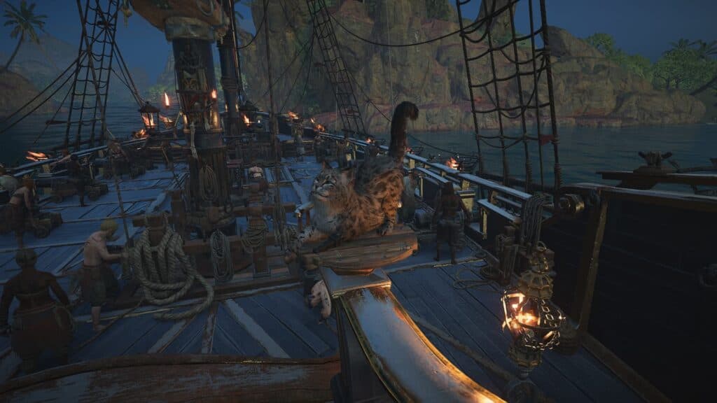 Get yourself a pet to keep you company on long voyages (Screenshot via esports.gg)