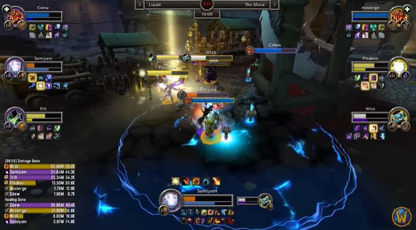 Liquid versus The Move during WoW AWC Cup 1 (Image via Blizzard Entertainment)