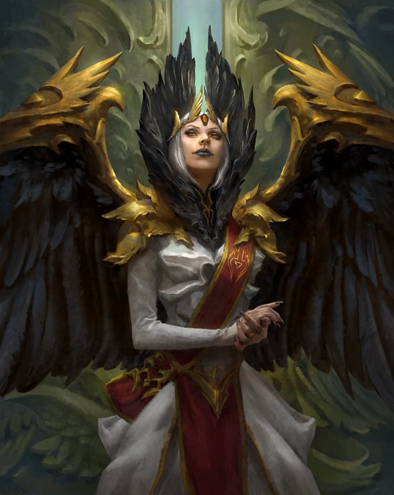 <em>Venge's sister Imperia sits the throne in the Nest of Thorns (Image via Valve) </em>