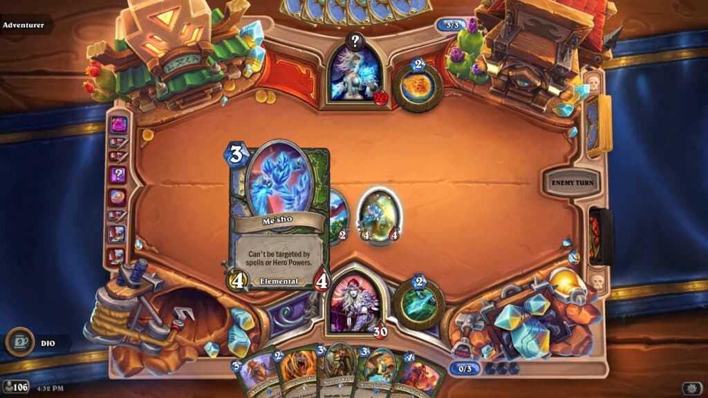 Me'sho was summoned with the Elemental Companion spell (Image via Blizzard Entertainment)