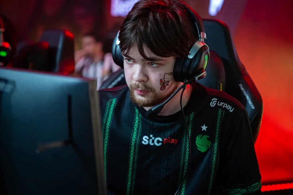 Hello Kitty on the face, Rick and Morty on the Steam profile (Image via FISSURE)