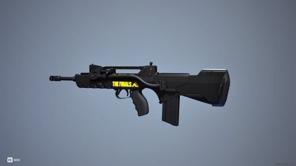 A famous weapon across gaming, the FAMAS joins the Medium class' arsenal (Screenshot via esports.gg)