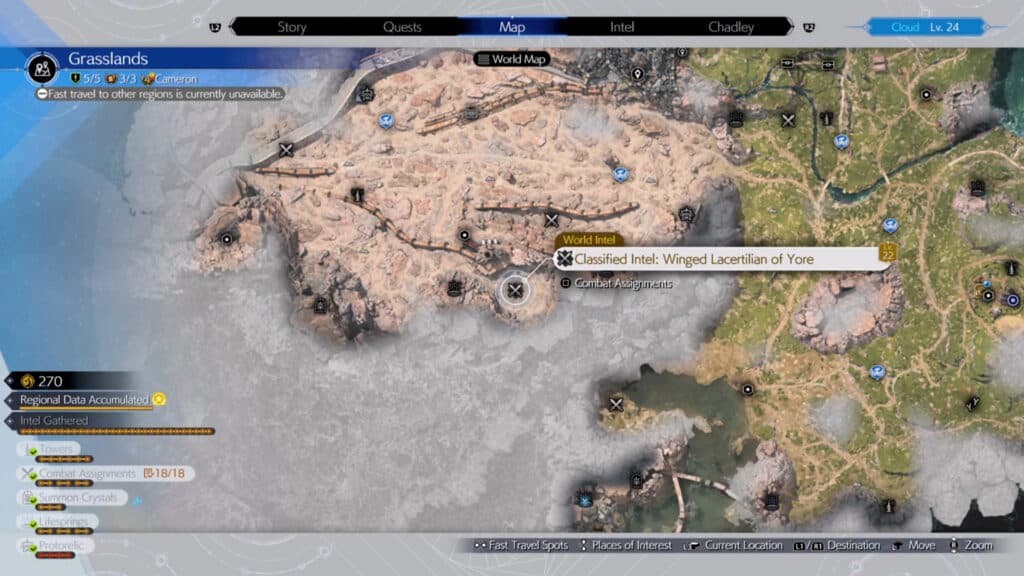 Classified Intel: Winged Lacertilian of Yore location (Image via esports.gg)