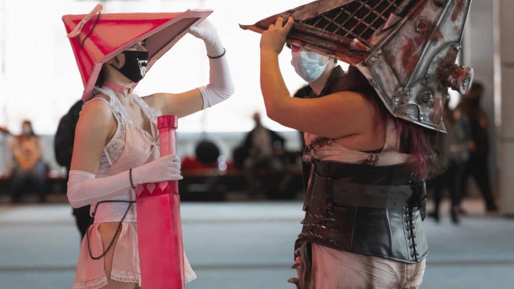 Pyramid Head cosplayers from PAX East 2023 (Image via Francisco "Kiko" Villasenor)