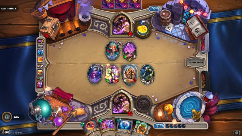 You can earn progress in the weekly Tavern Brawl (Image via Blizzard Entertainment)