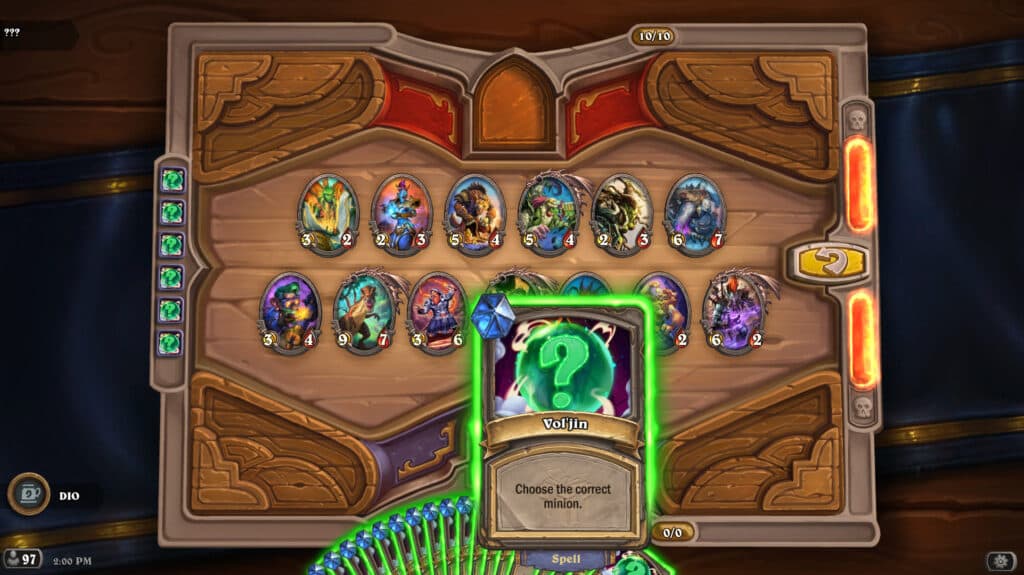 Hearthstone Say My Name Tavern Brawl screenshot (Image via Blizzard Entertainment)