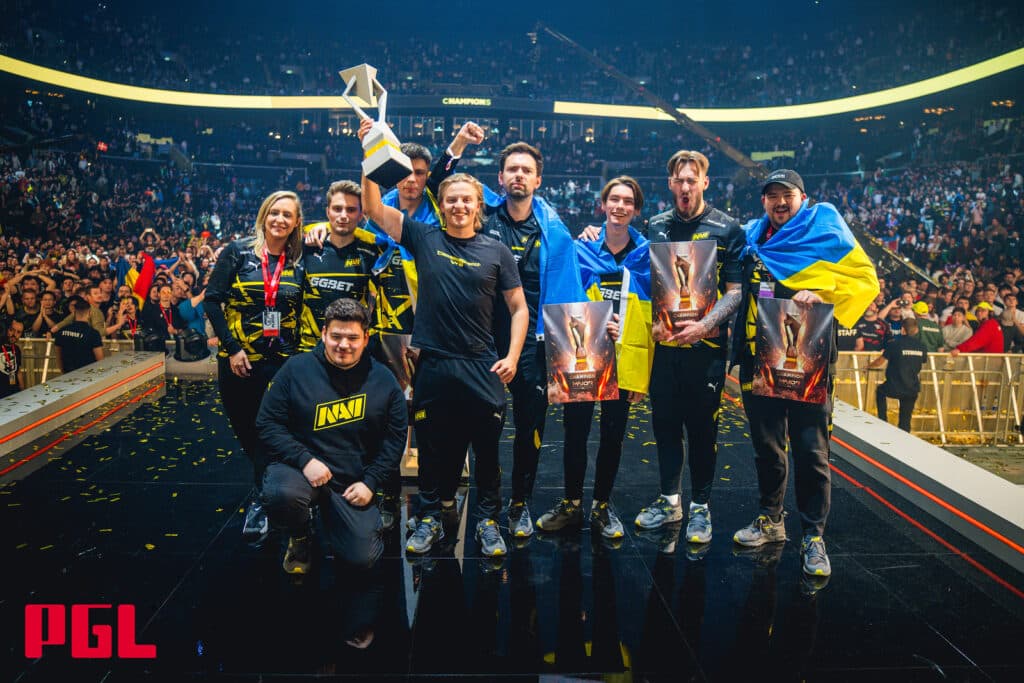 NAVI won the first CS2 Major (Image by João Ferreira via PGL)