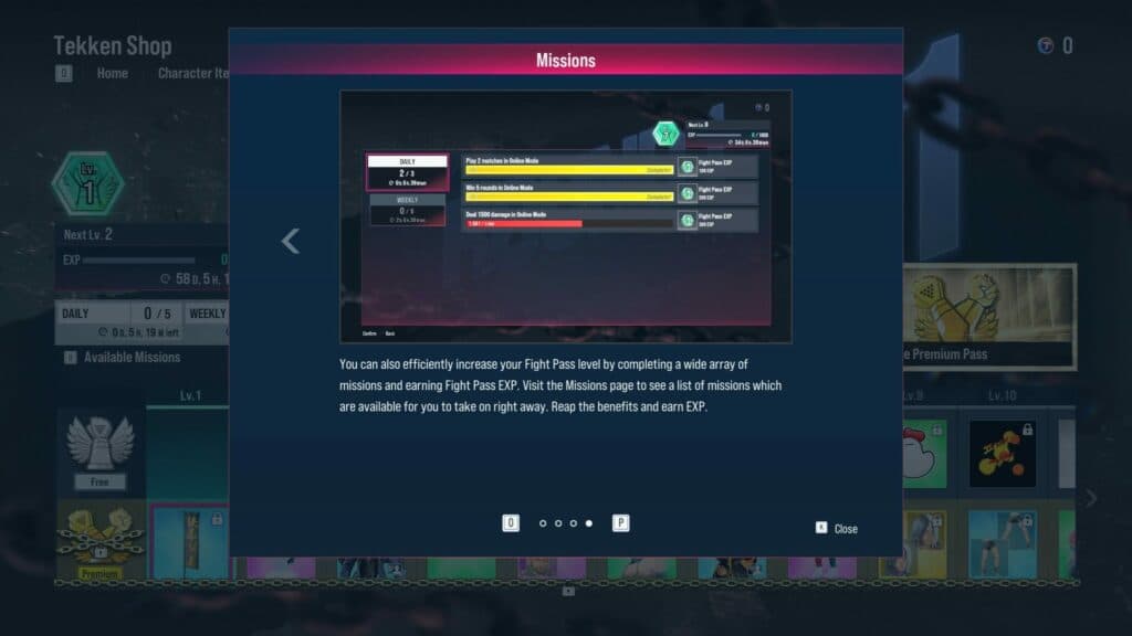 Daily and weekly missions (Image via esports.gg)