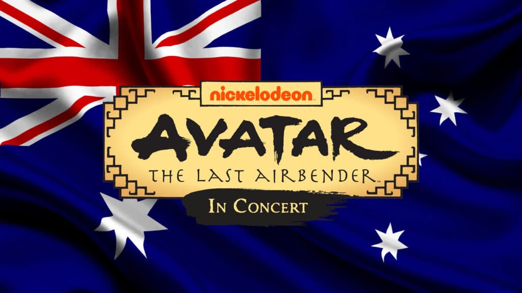 The Avatar: The Last Airbender In Concert logo over the European continent (Image via esports.gg)