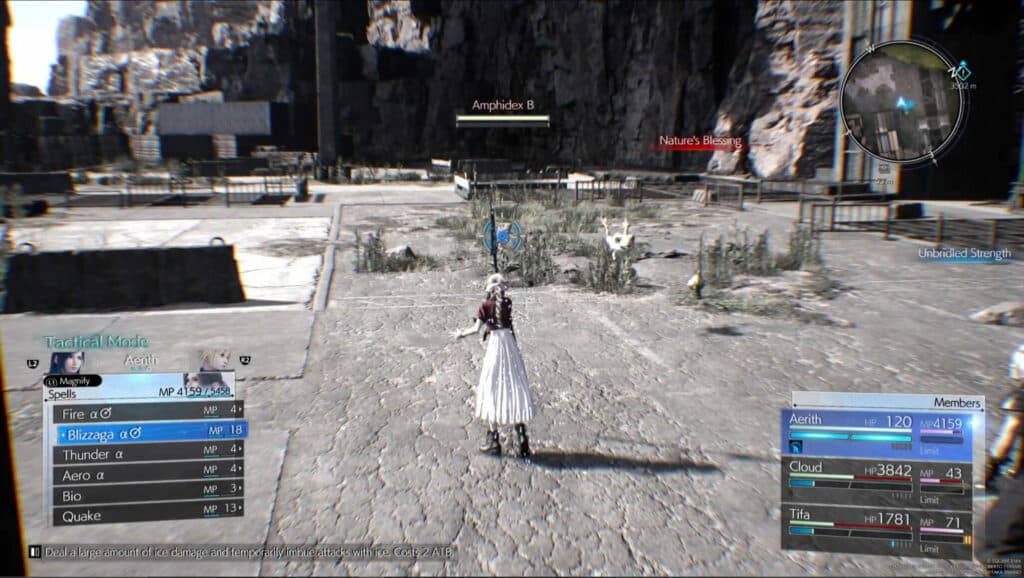 Head right or west of the Cliffside Storehouse to defeat Amphidexes and Frightflowers (Image via esports.gg)