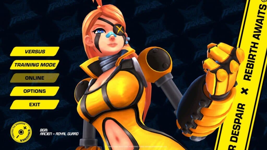 Shot One Fighters start screen (Image via shotonefighters.com)